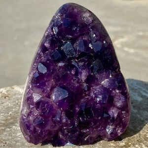 Amethyst Cathedral Geode Crystal. 402grams